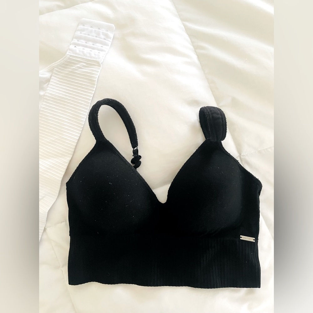 Black Nautica 34C sports bra.